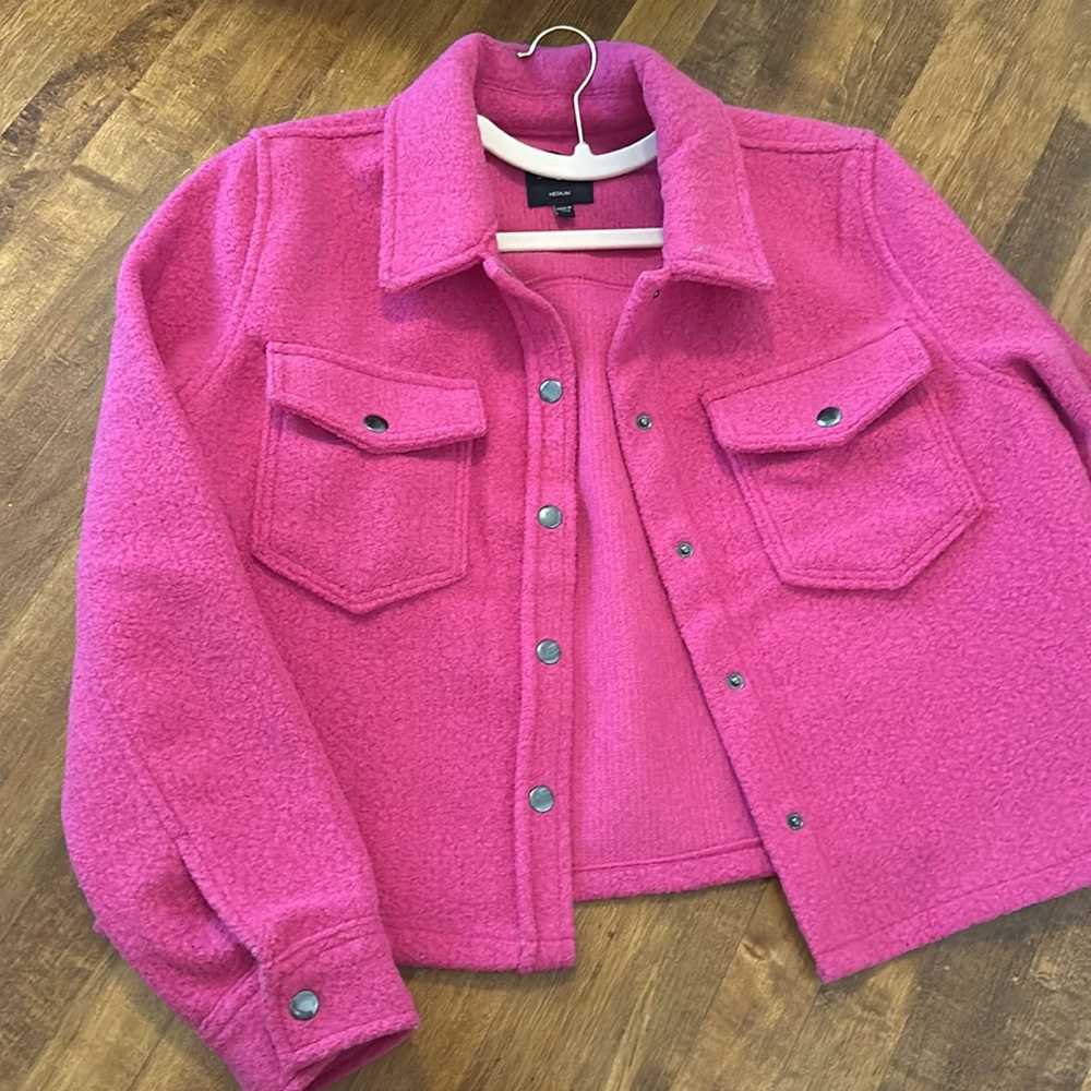 hot pink jacket